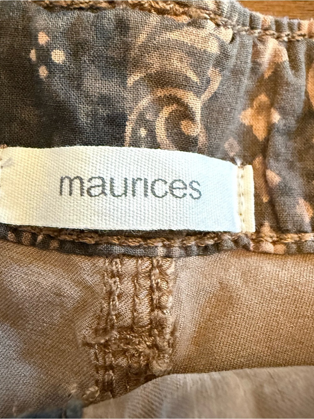 Maurices Peach-Tone Utility Bermuda Shorts - Picture 7 of 8